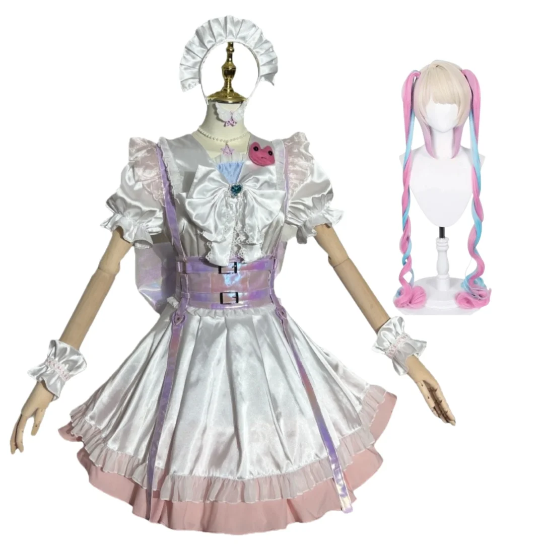 

NEEDY GIRL OVERDOSE KAngel Magical Girl Cosplay Costumes Wig Full Set