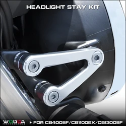 Headlight Stay Kit For Honda CB1300SF CB400SF CB1100 CB1100EX Headlight Mount Bracket Aluminum Head Light Brackets CB1300 SF