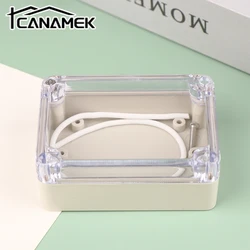 1PC Plastic Waterproof Transparent Outdoor Alarm Waterproof Box DIY Project Electronic Box Enclosure Security Module Shell