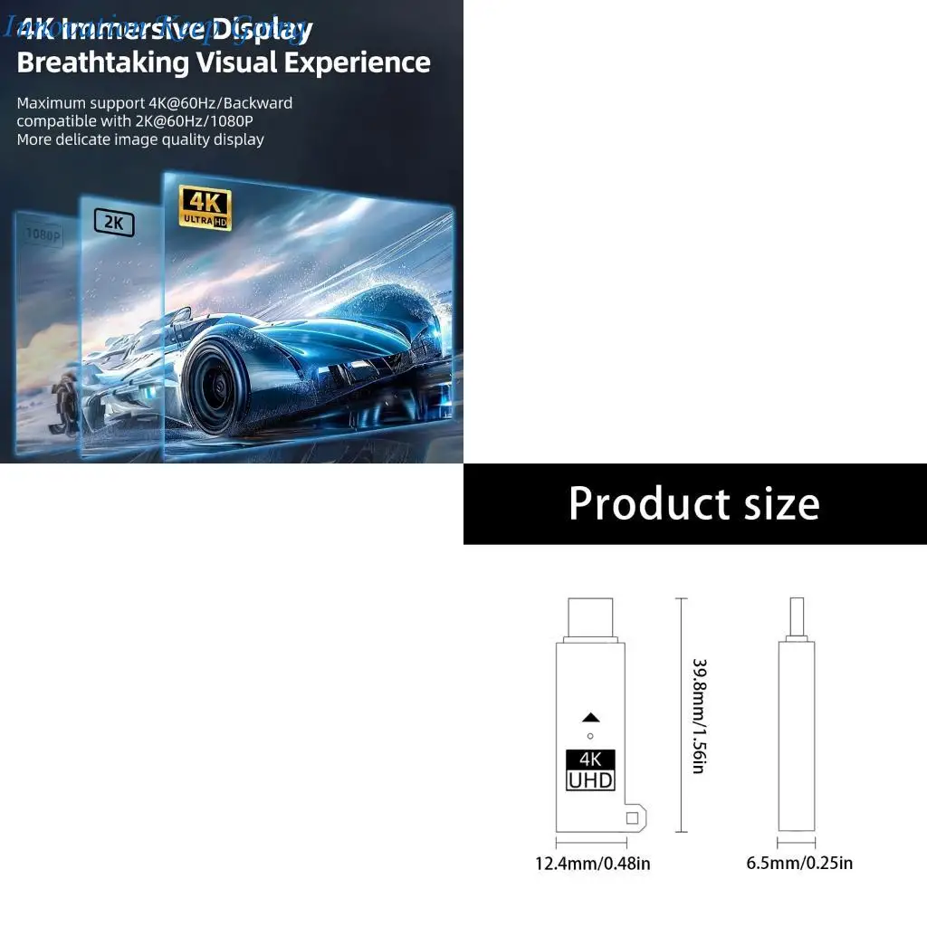 E65C Metal USB C Adapter Uninterrupted Remote Access Multiple Monitor Accessories