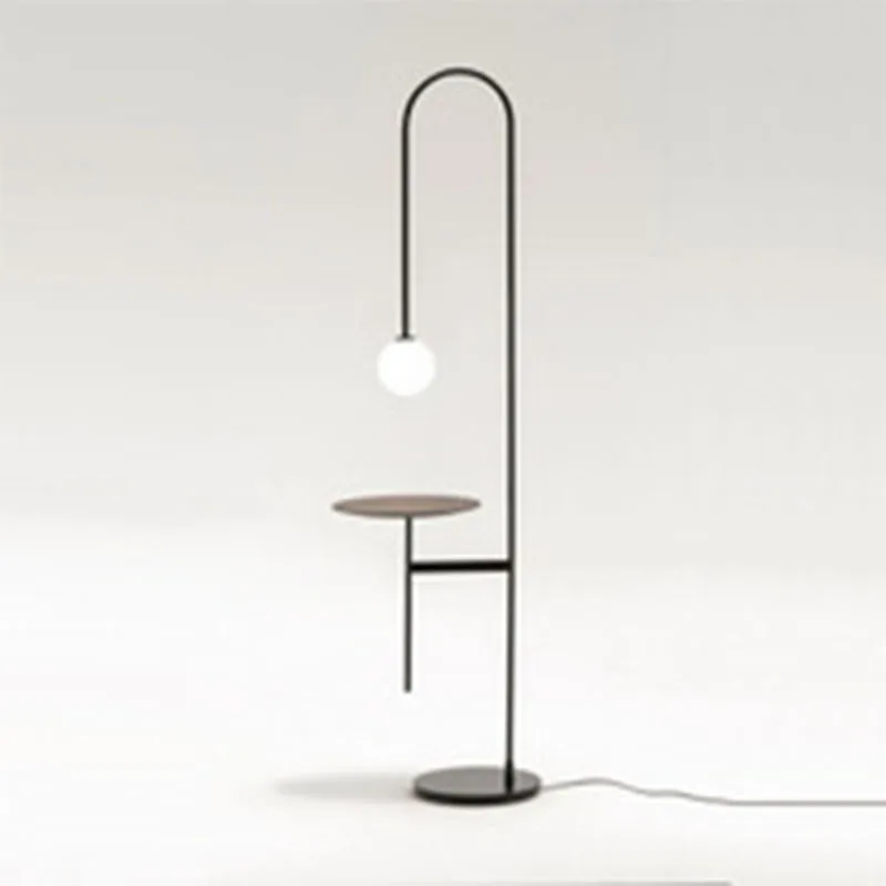 

Nordic simple coffee table floor lamp, hall bedroom designer minimalist light luxury LED lamps