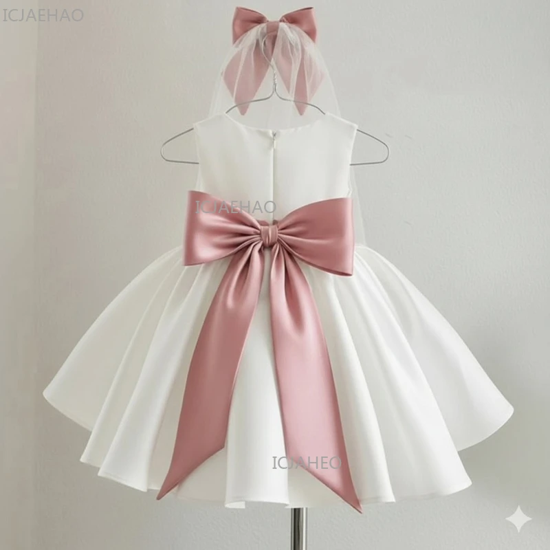 2026 New Kids Fashion Model Pageant Tutu Elegant Formal Attire Party Celebration Costume Dress Piano Performance Gown Children