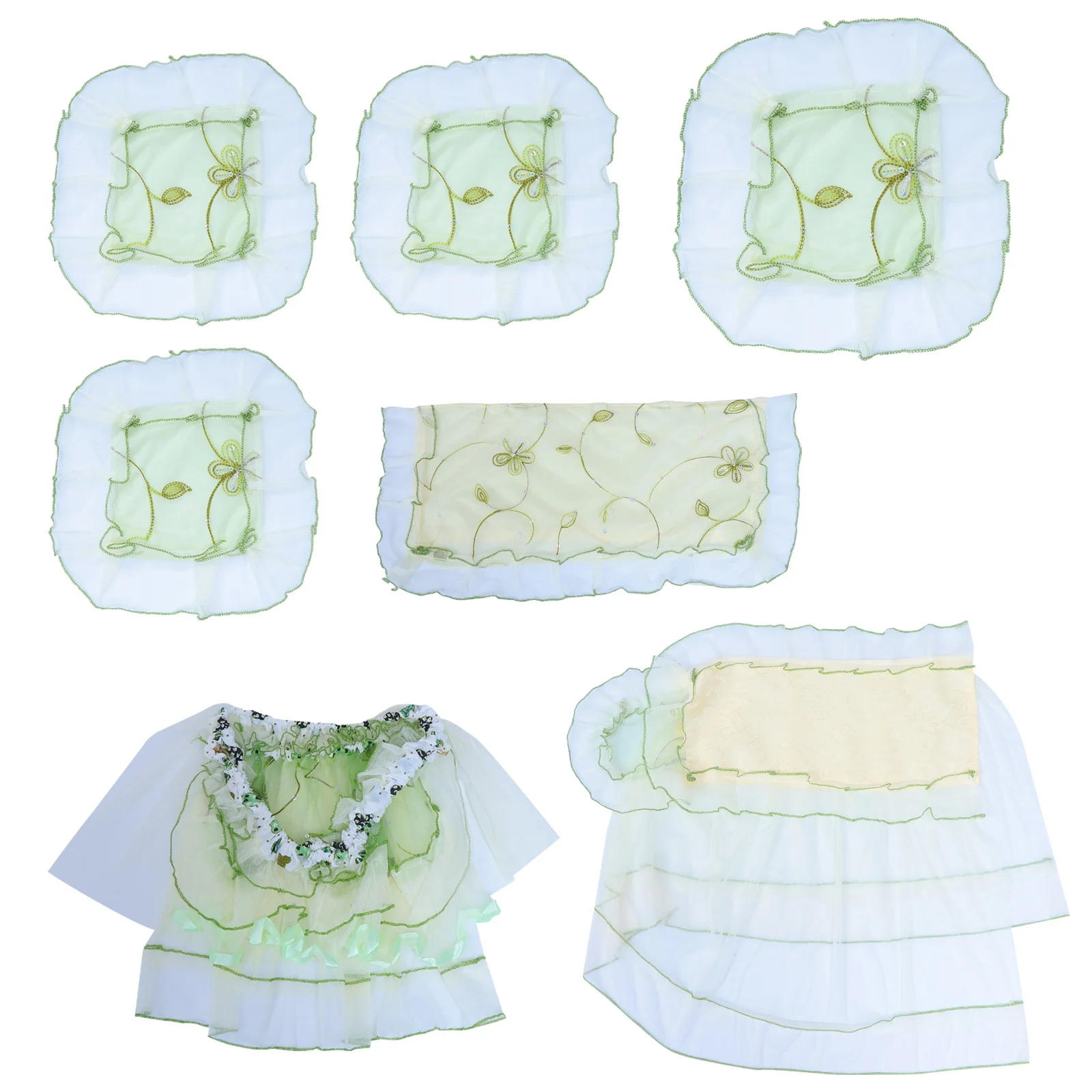 

7 шт. чехлы-бабочки, набор пылезащитных чехлов, легкие прочные чехлы для экрана клавиатуры, настольные чехлы