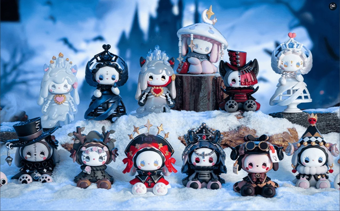 Emma floresta secreta blizzard mansão artesanal tendência escura jogar boneca surpresa caixa cega brinquedo para meninas ornamento colecionável presente