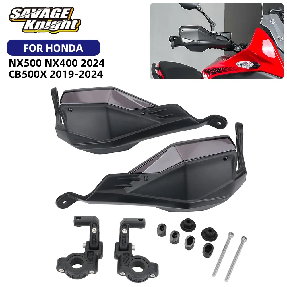 Para Honda NX400 NX500 2024 Protector de manillar protectores de parabrisas CB500X 2019-2025 NX 400 500 Protector de mano mejorado