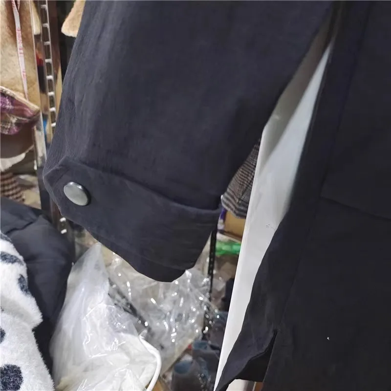 

Мужское длинное пальто серебряной серии Jaet 202, весна-осень, новое длинное пальто с нормальной подставкой, полиэфирная ткань, молодежное длинное свечение Faion...