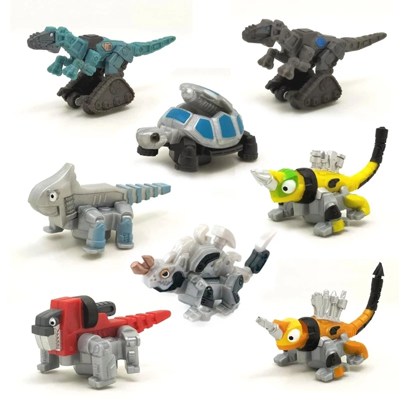 Dinozaur ciężarówka wymienny dinozaur zabawki samochód dla Dinotrux Mini modele nowy prezenty dla dzieci zabawki modele dinozaurów Mini zabawki dla