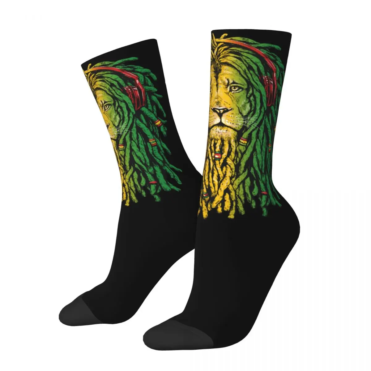 Socks Bob Marley Jamaica Lion Reggae Music Product for Unisex Compression Socks All Seasons Best Friend Gifts