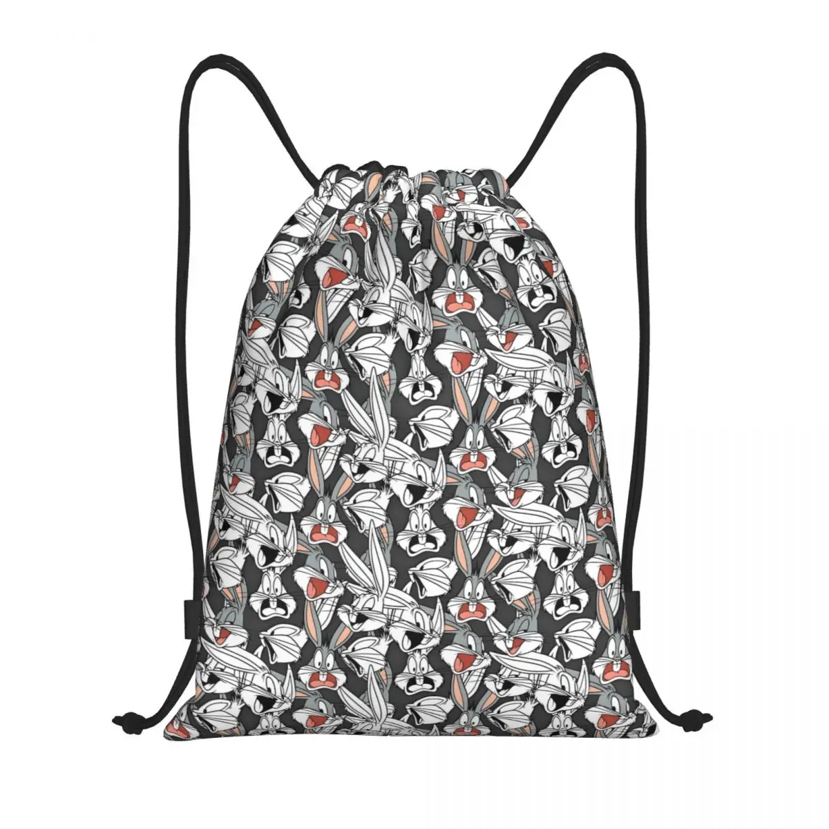 

Custom B-Bugs B-Bunny Drawstring Backpack Bags Women Men Lightweight Rabbit Anime Gym Sports Sackpack Sacks for Training