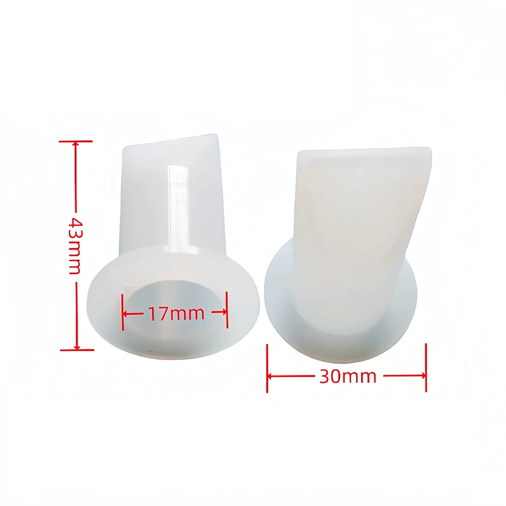 2 Pieces Dripless Valve Nozzle Food Grade Silicone Duckbill Valve Filling Machine Leak Proof Drip Nozzle