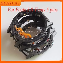 For Garmin Fenix 5 5Plus Back Cover Housing Middle Plastic Frame With Button Smart Motion Replacement Parts Repair