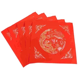 Red Paper Fight New Year Party Supplies Blank Xuan Chinese Fu Character Writing Papers