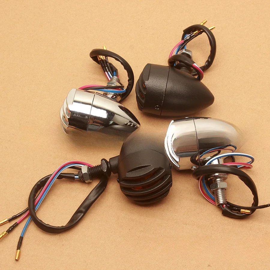 Motorcycle turn signal chrome signal turn indicator