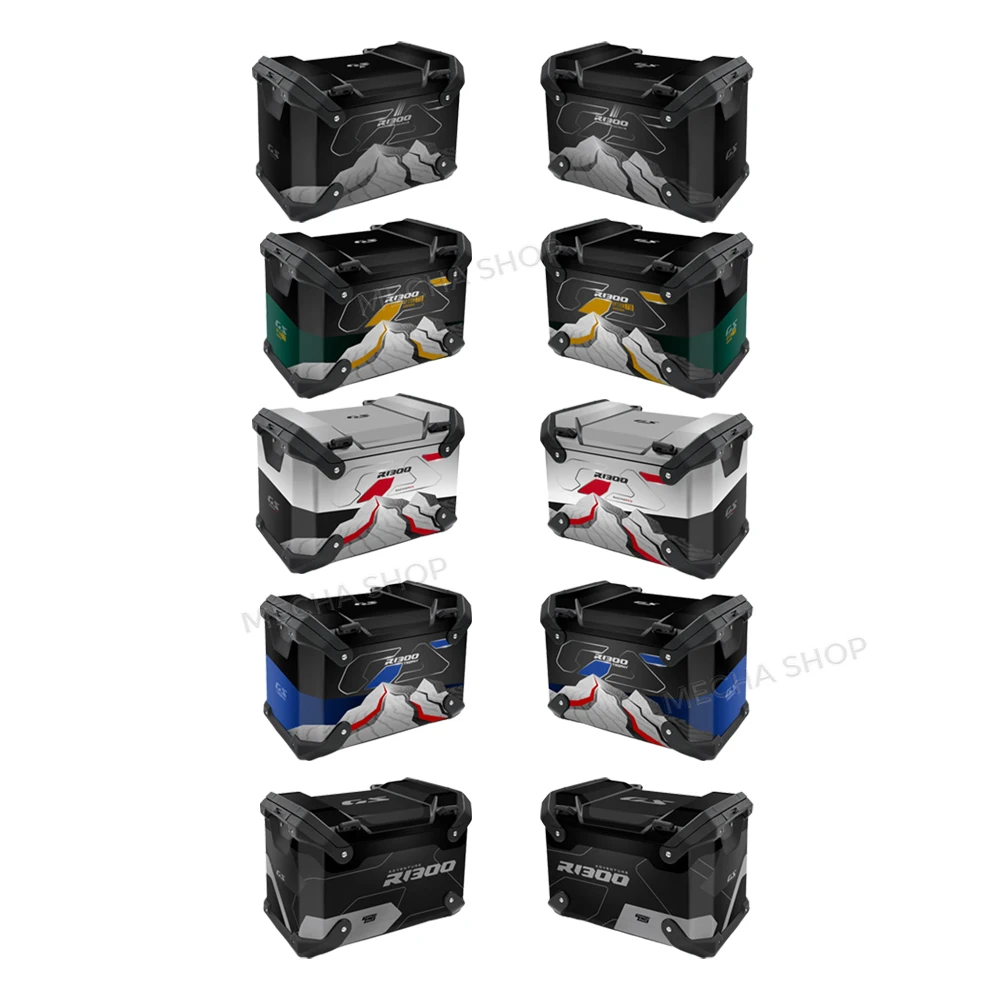 For R1300GS ADV GS1300 Adventure 2024 2025 R1300GSA Suitcase Stickers Motorcycle Protection Kit Decals Top Box Stickers