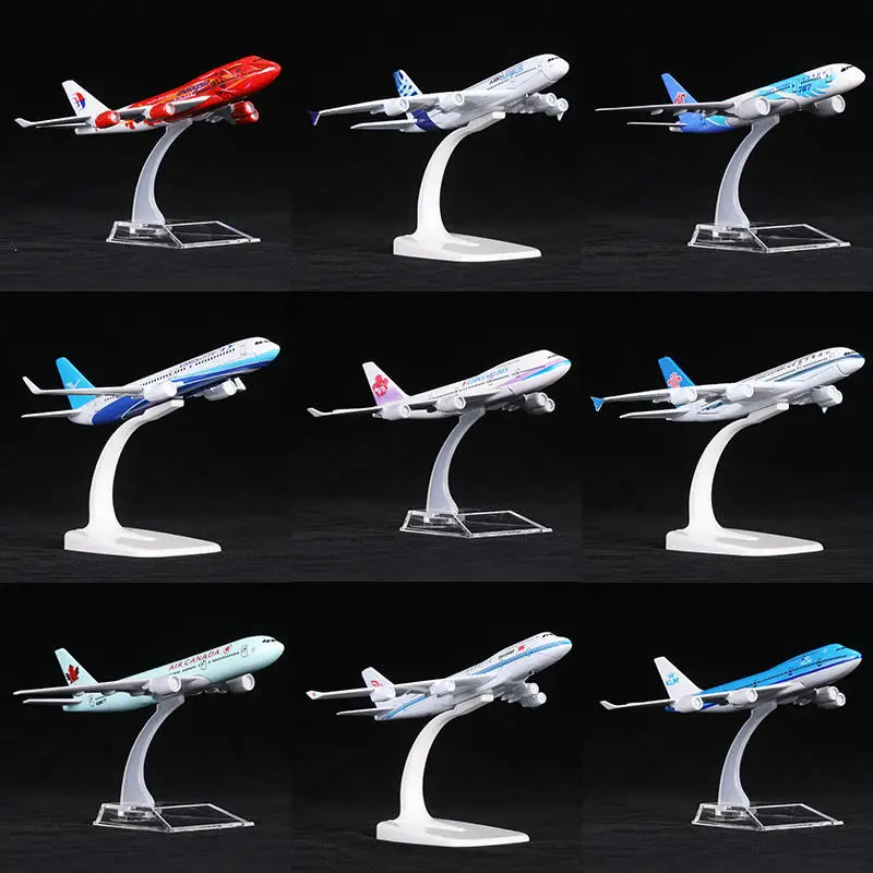 Aircraft Model Simulation Boeing 747 Alloy Static Pendant 777 787 A380 Friends Diecast Automotive Model Toys Gift Decorations