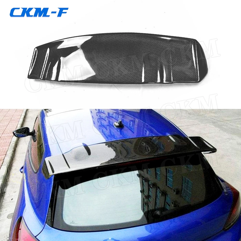 

Carbon Fiber/FRP Black Material Rear Roof Spoiler Trunk Boot Wing for Volkswagen VW Scirocco Spoiler 2009-2017 V Styling