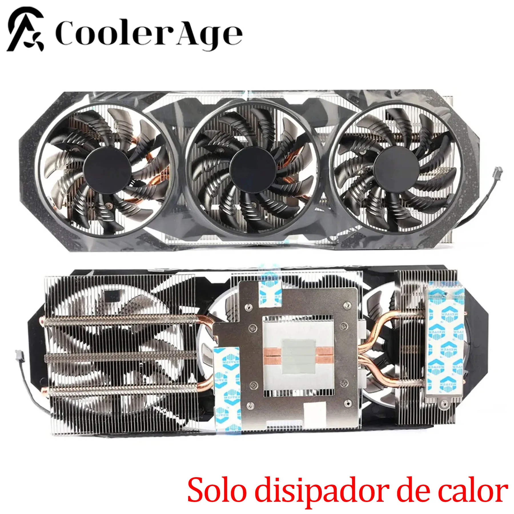 Disipador De Calor De Tarjeta De Vídeo Original Para Gigabyte Gv-N970Wf3-4Gd Gtx 970 Disipador De Calor De Repuesto De Tarjeta Gráfica De 3 Pines — -54%, 58.69€ Coupon, from 49.99€ – 54% descuento – €49.99