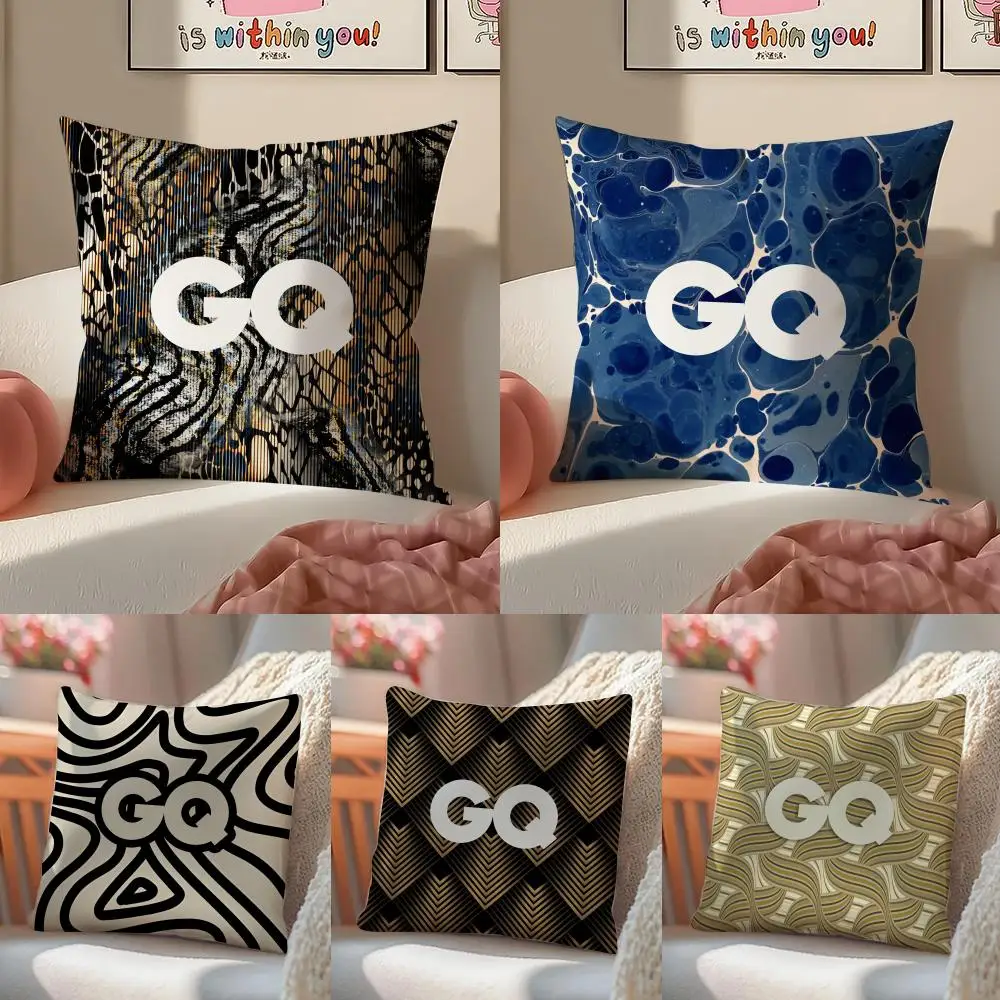 

Чехол для подушки The Mans Magazine Fashion And Lifestyle GQ, шелковистый, элегантный, комфортный, для дивана, кровати, с невидимой молнией, пляжная наволочка