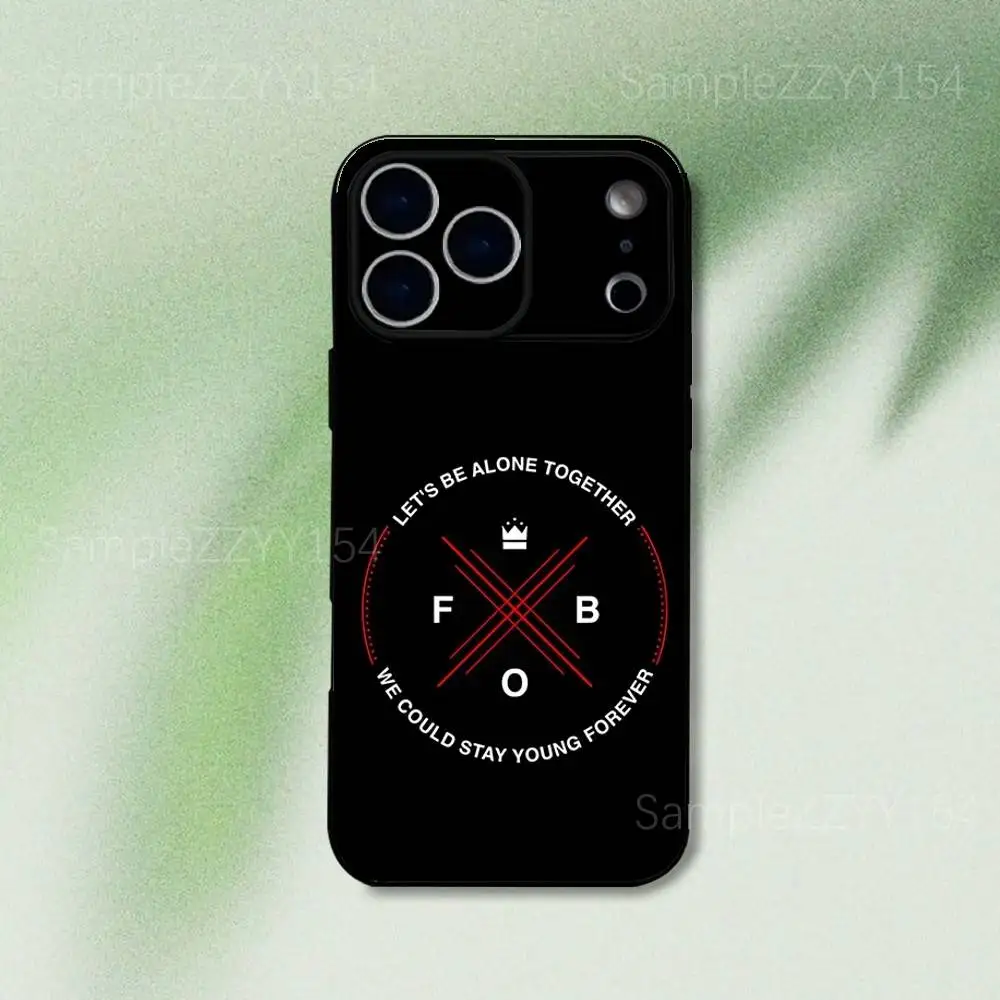 حافظة هاتف Fall Out Boy American Beauty لهاتف iPhone 17,16,15,14,13,12,Pro,Max,Plus,E,SE4,Air,Mini Black Soft Funda