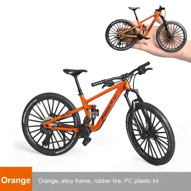 1:6 mini bicicletas de liga diecast modelo brinquedo montanha dedo bicicletas simulação coleção presentes brinquedos meninos