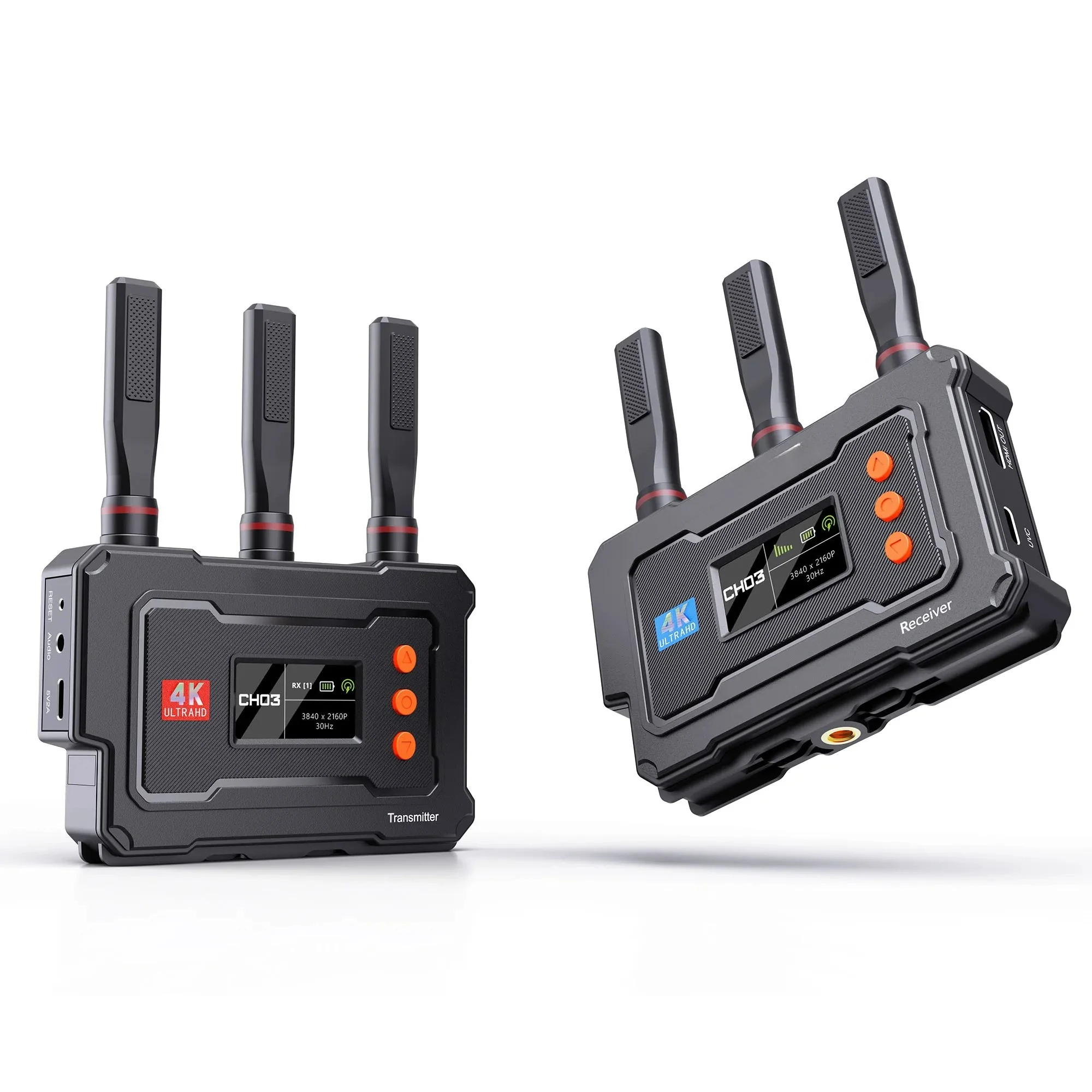 HDMI Wireless 4K Video Transmission 450M Los Range Wireless Extender Kit Video Transmitter Receiver for Camera Live