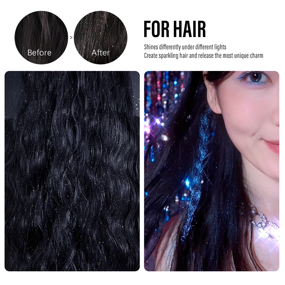 30ml 반짝이 젤 아이 섀도우 리퀴드 페이스 바디 대형 스팽글 젤 다기능 다채로운 루스 스팽글 크림 파티 장식