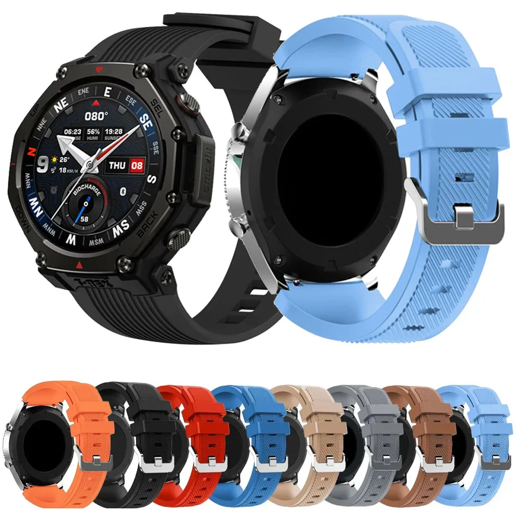 22Mm Silicone Strap…