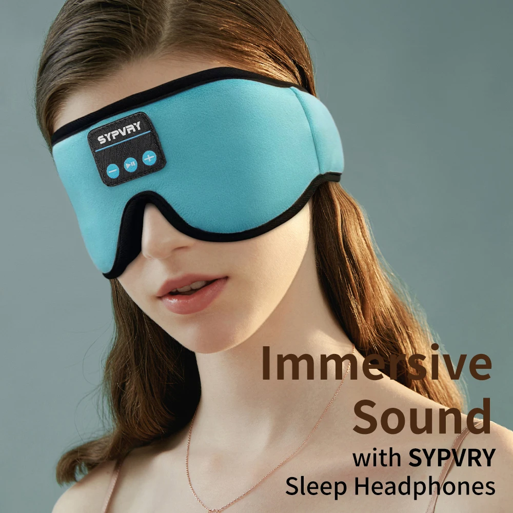 Sleeping Headphones Bluetooth Eye Mask 3D Adjustable Blindfold Sleep Mask Wireless Headset for Women Men Sleep Better