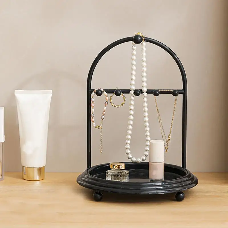 Necklace Display Pendant Organizer Jewelry Display Stand Tabletop Bracelet Earrings Necklace Watch Jewelry Organizer With Ring