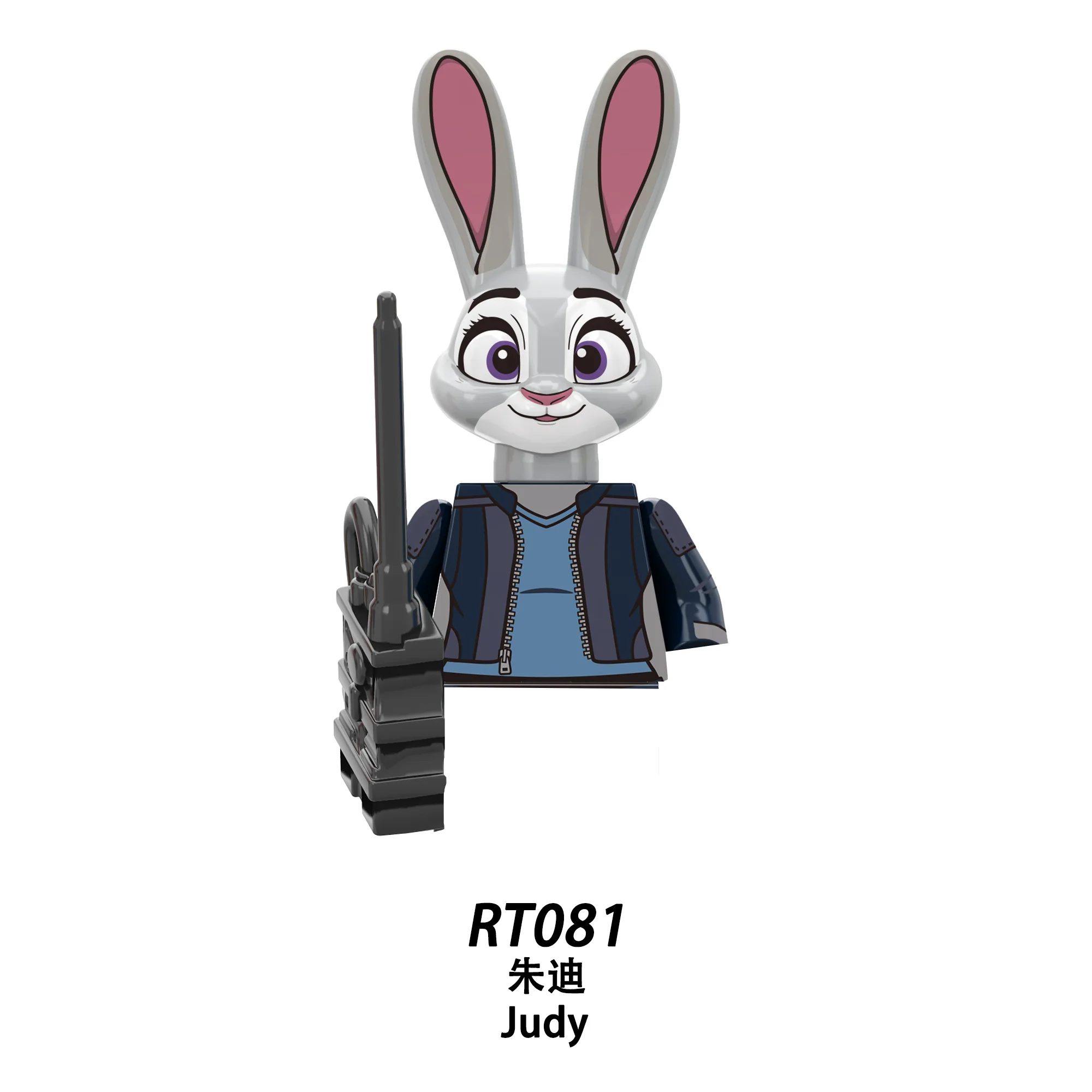 مكعبات بناء Zootopia، حيوانات أنيمي الصغيرة، تماثيل ألغاز نيك، شخصيات الحركة، دمى كرتونية، زخارف الطاولة