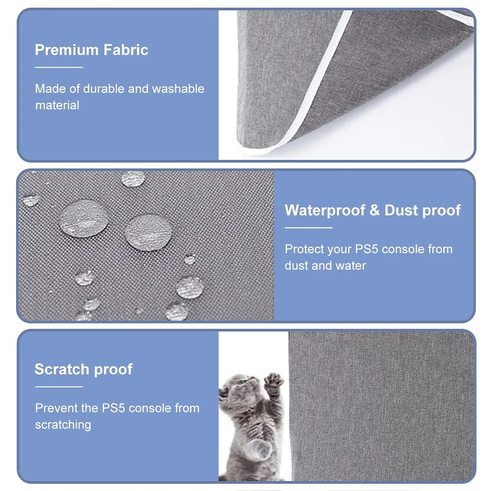 غطاء حماية بنمط مطبوع للترفيه مقاوم للماء ومقاوم للخدش، ملحقات PS5 رفيعة للغاية لوحدات التحكم بالألعاب.