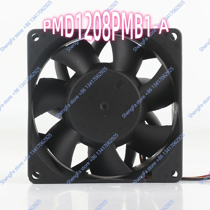 Cooling fan Original Sunon 5V 24V 48V DC12V 9.1W 8038 80X80X38MM 3-wire Server chassis High air capacity PMD1208PMB1-A