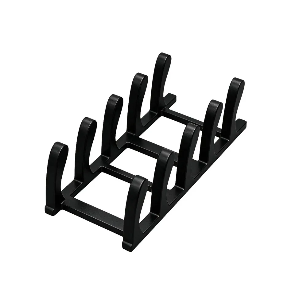 3D Printed 4 Slots Pot Lid Holder Large Capacity Space Saving Vertical Pan Lid Storage Rack Plastic Pot Lid Rack for Kitchen