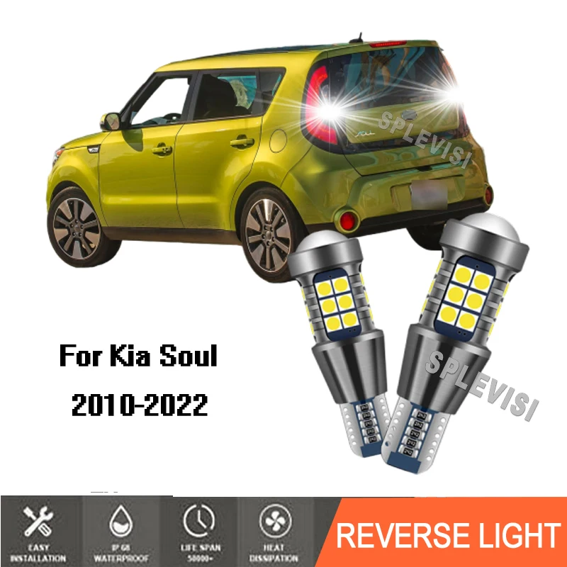 

2x LED Reverse Light Accessories Backup Lamp For Kia Soul 2009-2021 2010 2011 2012 2013 2014 2015 2016 2017 2018 2019 2020