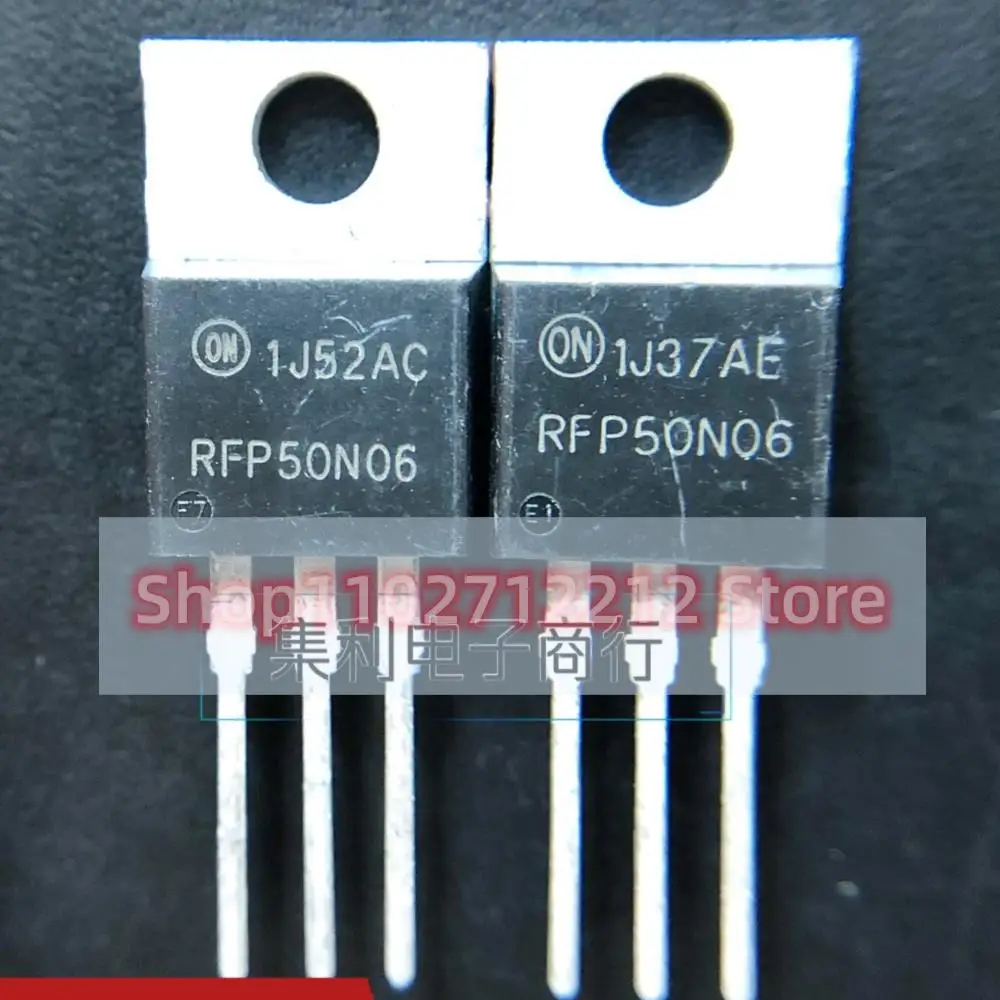 5PCS-10PCS  RFP50N06  TO-220 60V 50A MOS  Imported NEW Original  Best Quality