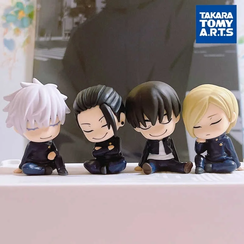 

Takara Tomy Arts Jujutsu Kaisen Mini Gashapon Figure Shoulder Leaning Satoru Gojo Suguru Geto Anime Decor For Anime Fans