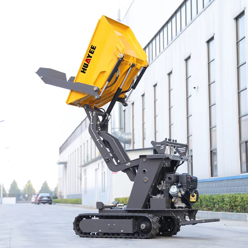 Huayee شاحنة قلابة صغيرة هيدروليكية شاحنة قلابة صغيرة 500 كجم شاحنة قلابة صغيرة مجنزرة صغيرة شاحنة قلابة ذاتية التحميل مخصصة #2