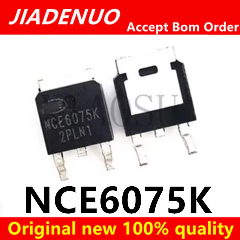 (5-10pcs)100% New original NCE6075K 6075K  TO-252 Chipset