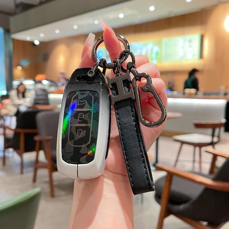Car Key Case Cover Chain Shell Fob Holder for JMC Fusun Yuhu 7 Baodian Yuhu 9 Teshun Dadao Yusheng 350 2025 2023 Accessories