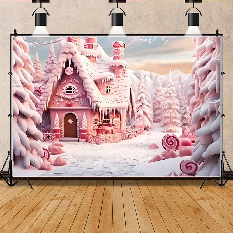 

ZHISUXI Christmas Day Indoor Photography Backdrops Living Room Restaurant Exterior Wall Photo Studio Background Props QS-57