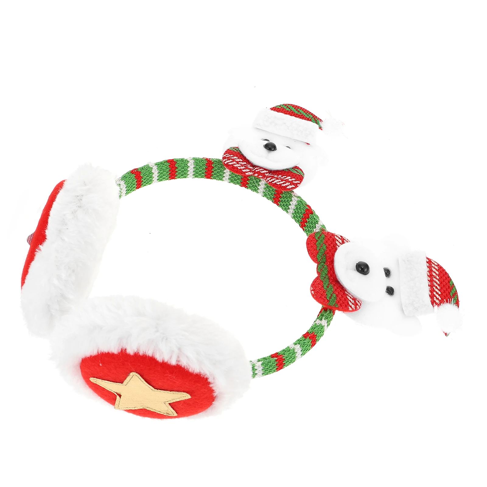 أغطية أذن شتوية أنيقة مع تصميم عيد الميلاد، أغطية أذن مريحة ودافئة للتزلج والتزلج، هدية مثالية للعائلة #6