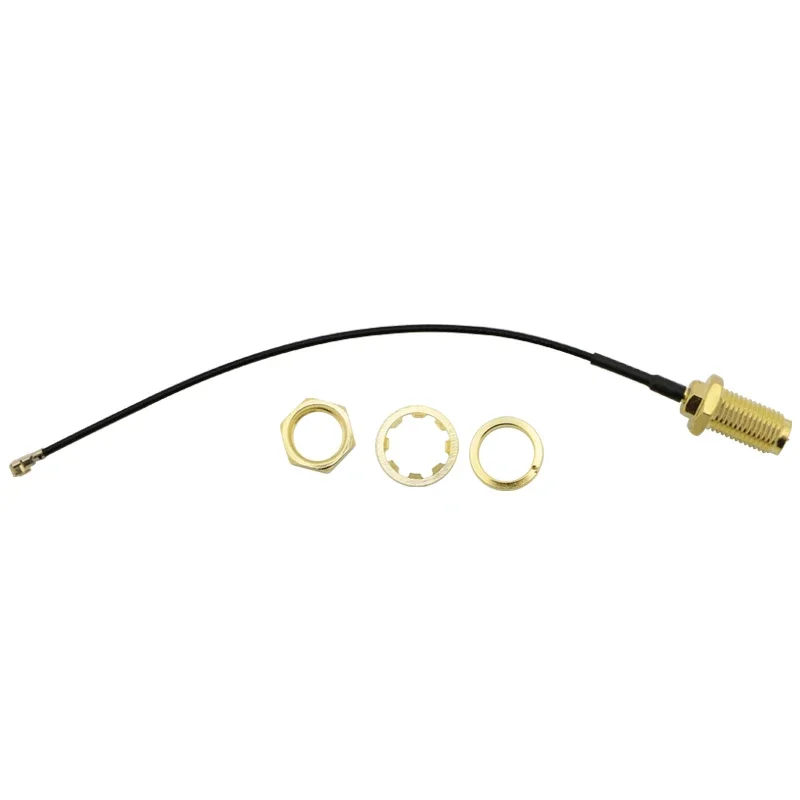 SMA RP-SMA Connector Extension Cable RF Coaxial Adapter 50 Ohm Low Loss for WiFi Router Antenna Drone IoT Device 0.5-3M