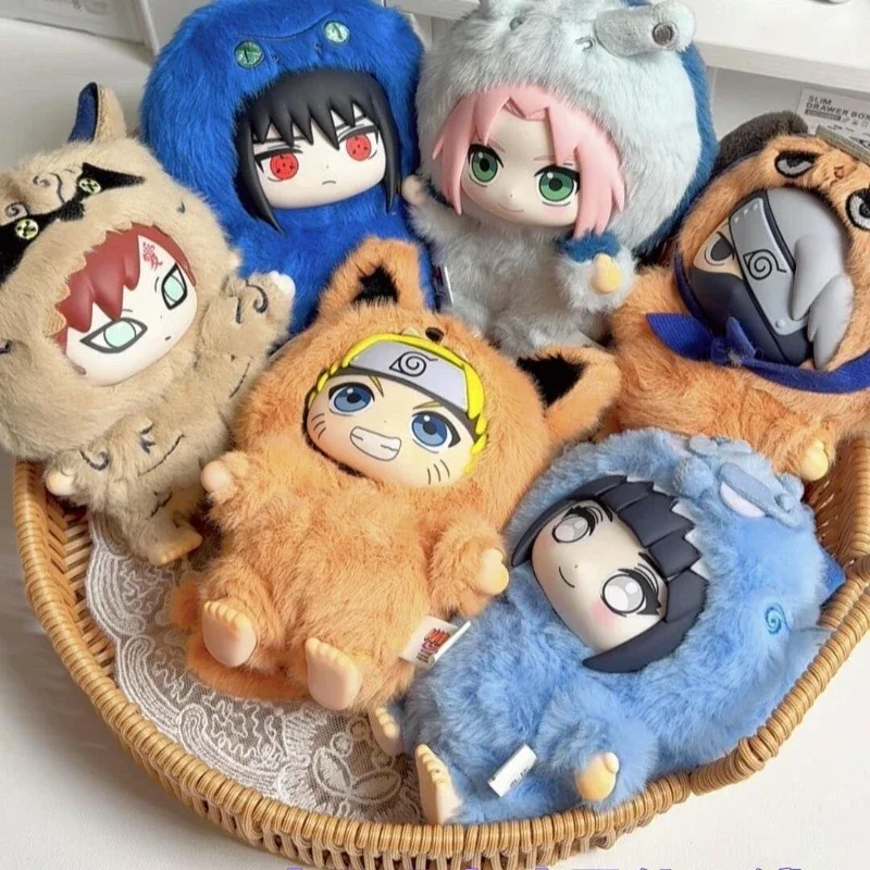 

Подлинный ветер Наруто, милый зверь, серия для вечеринки, слепая коробка, модная игрушка, фигурка, плюшевая кукла, украшения, подарок на день рождения для мальчика