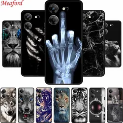For Tecno Pova 5 Case Pova5 Phone Cover Shockproof Black Silicone Soft Back Cover Case For Tecno Pova 5 Phone Case Funda Coque