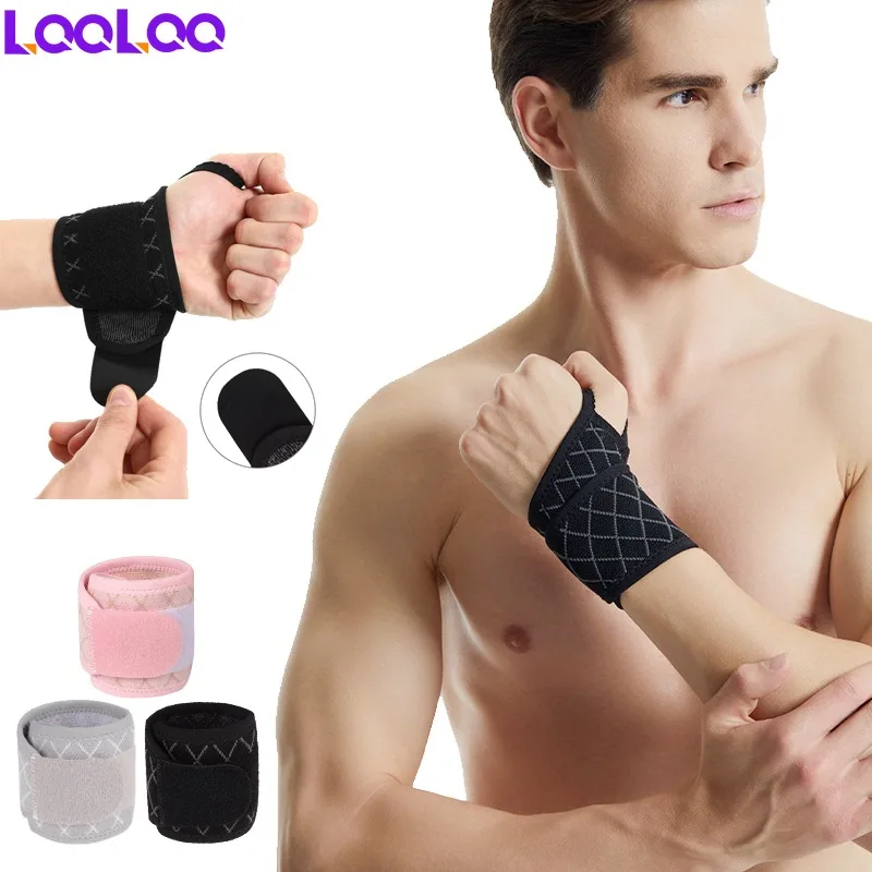 

1Pcs Wrist Support Brace for Men and Women,Adjustable Wrist Strap Reversible for Basketball Football Protecting/Tendonitis Pain