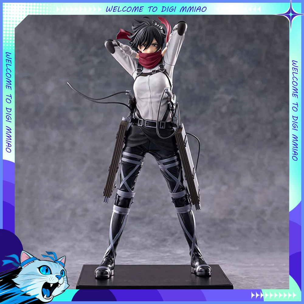 New 24cm Attack On Titan Figure Mikasa·Ackerman Figures Action Figurine Doll Desk Decora Statue Collection Model Christmas Gifts