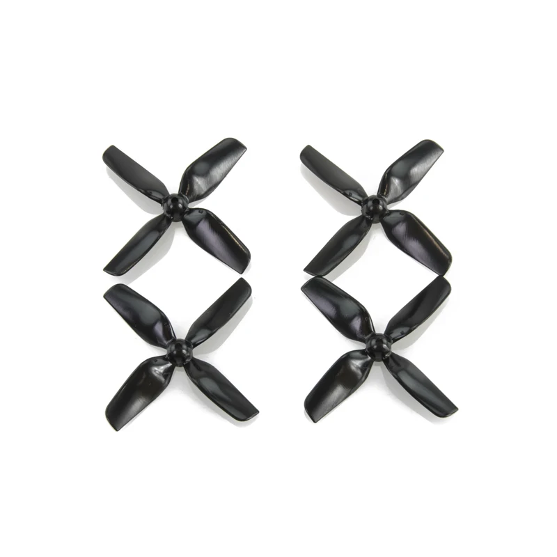 2Pairs HQProp Mini Quadcopter FPV Drone 4 Blades Dia 1.6 Inch Propeller 1616 ABS Paddles 1.6" Pitch 1mm 1.5mm Shaft RC DIY Parts