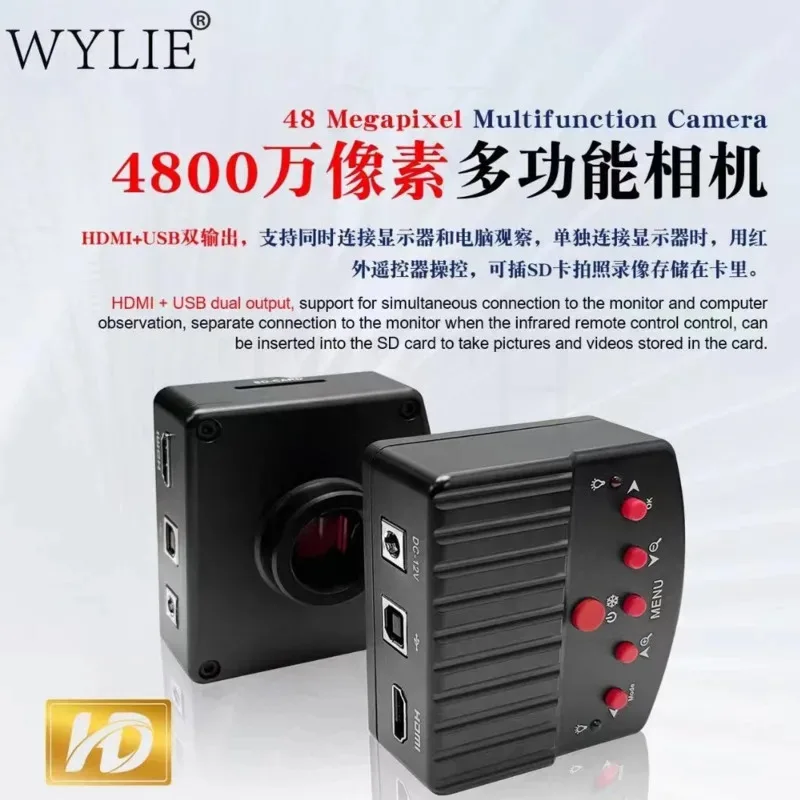 WYLIE x30 HD Mul Tifunctional Camera 48 Megapixel HDMI+USB dual output Support remote controt operation