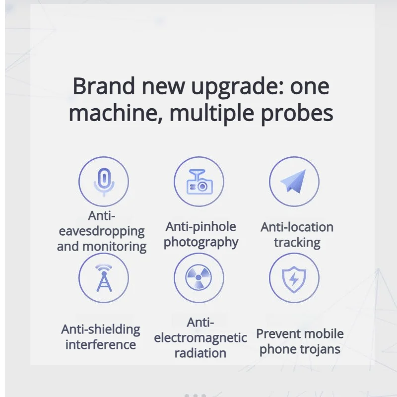 Smart Camera Detector Radio Signal Scanner Portable Miniature Camera Finder Anti-Eavesading Anti-Stealing Anti-Tacking