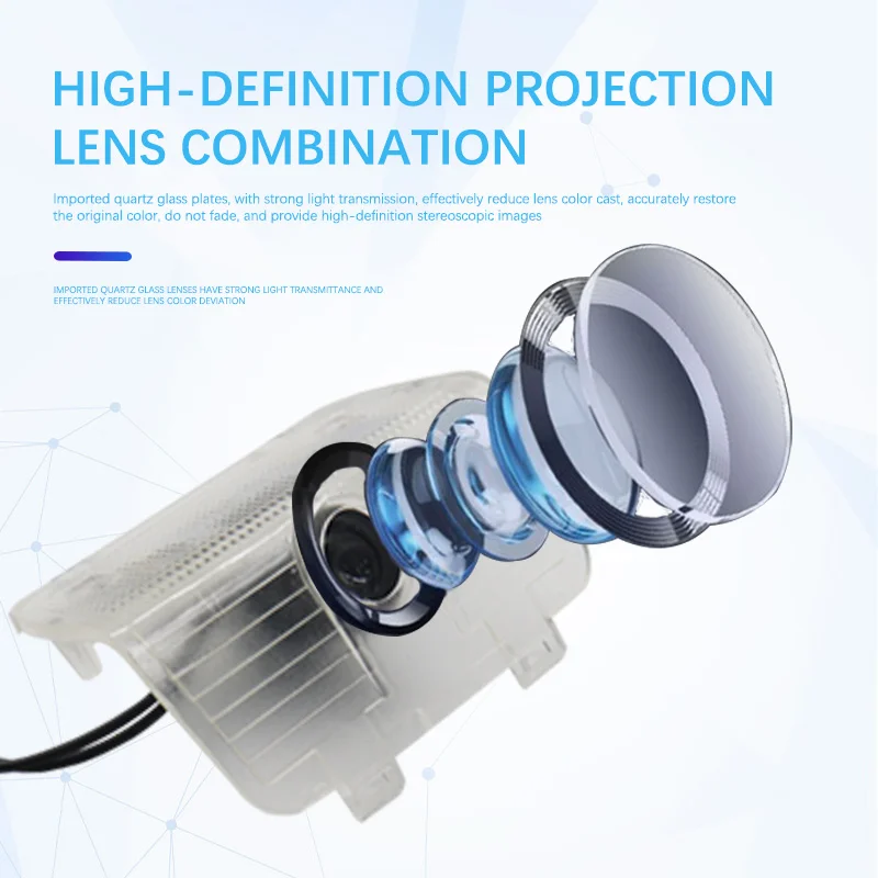 Car Door HD LED Lamps Projector Courtesy Welcome Lights For Honda Elysion rr1 Car Accessories